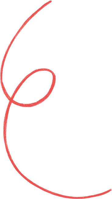 red line with a twist PNG, SVG