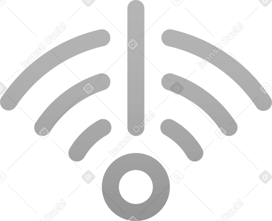 signal Illustration in PNG, SVG