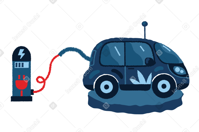 Elektroauto präsentation PNG, SVG