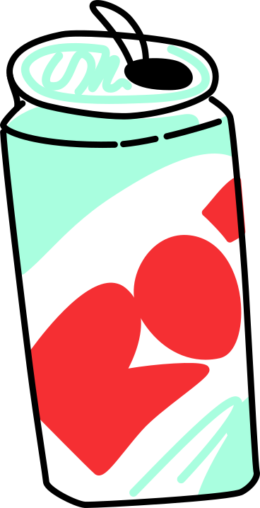 Soda can PNG, SVG