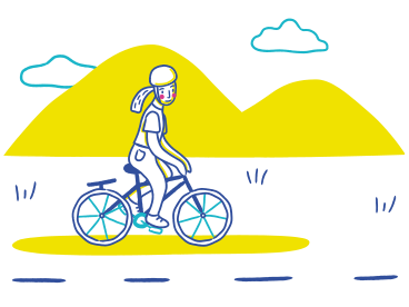 Bicycle riding PNG, SVG