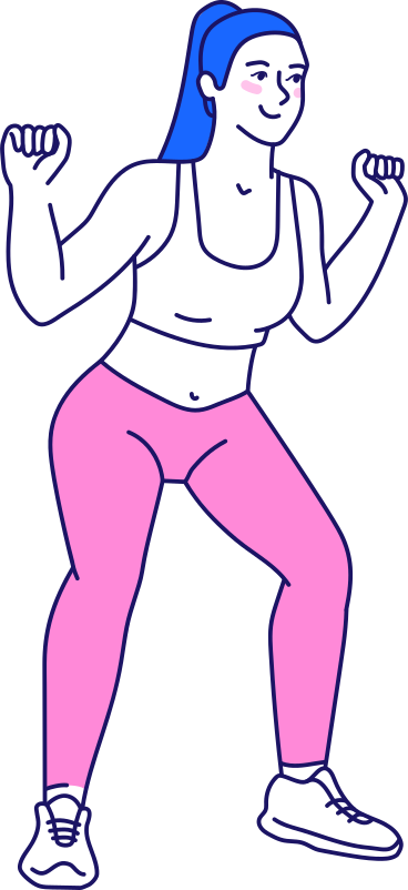 fitness woman PNG, SVG