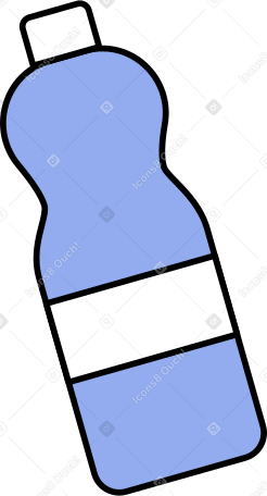 blue bottle Illustration in PNG, SVG