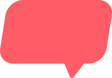 tilted red speech bubble PNG, SVG