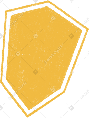 yellow shield Illustration in PNG, SVG
