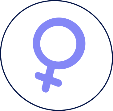Женский символ в PNG, SVG