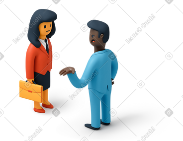 恼怒的商人和女商人 PNG, SVG