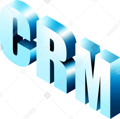 Crm isometrica PNG, SVG