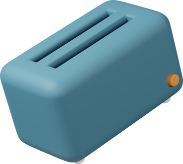 blue toaster PNG, SVG