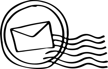 Sello de correo postal PNG, SVG