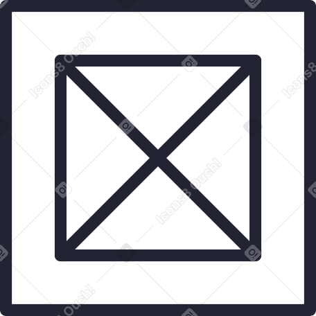 mail white box Illustration in PNG, SVG