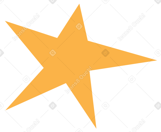 Yellow pulsating star Illustration in PNG, SVG
