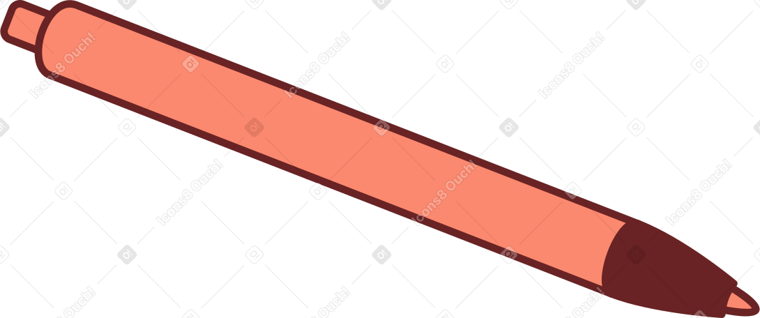 red pen PNG, SVG