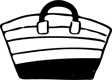 Bolsa de playa PNG, SVG