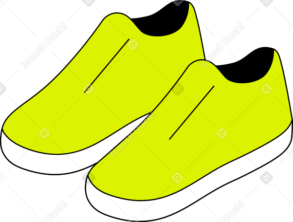 sneakers Illustration in PNG, SVG