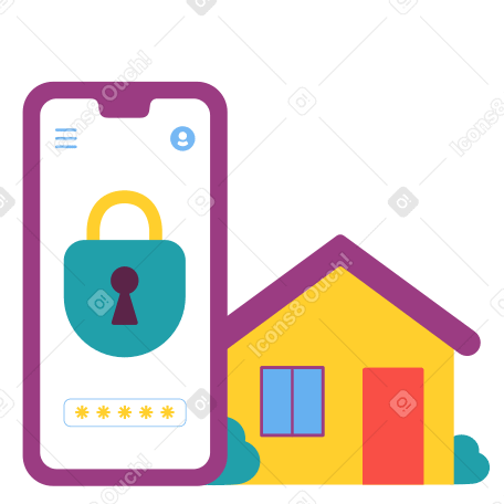 Sicurezza della casa intelligente PNG, SVG