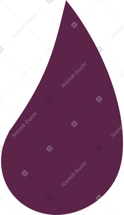 burgundy drop Illustration in PNG, SVG