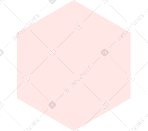 hexagon beige Illustration in PNG, SVG