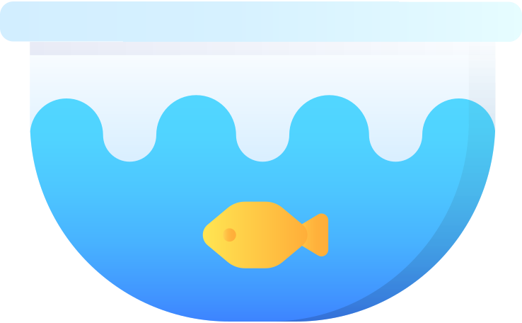 aquarium Illustration in PNG, SVG