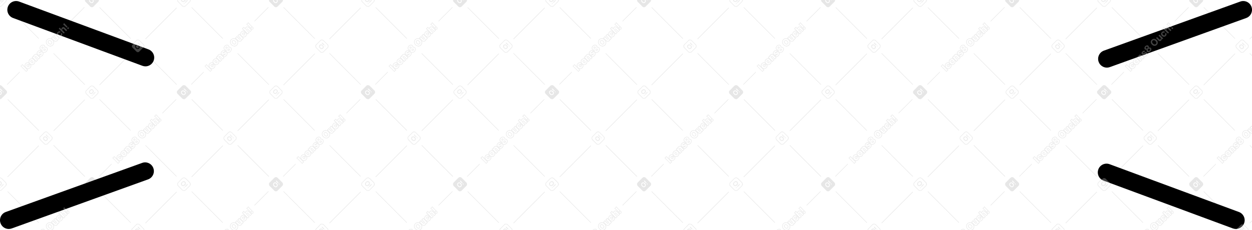 4本の黒い線 PNG、SVG