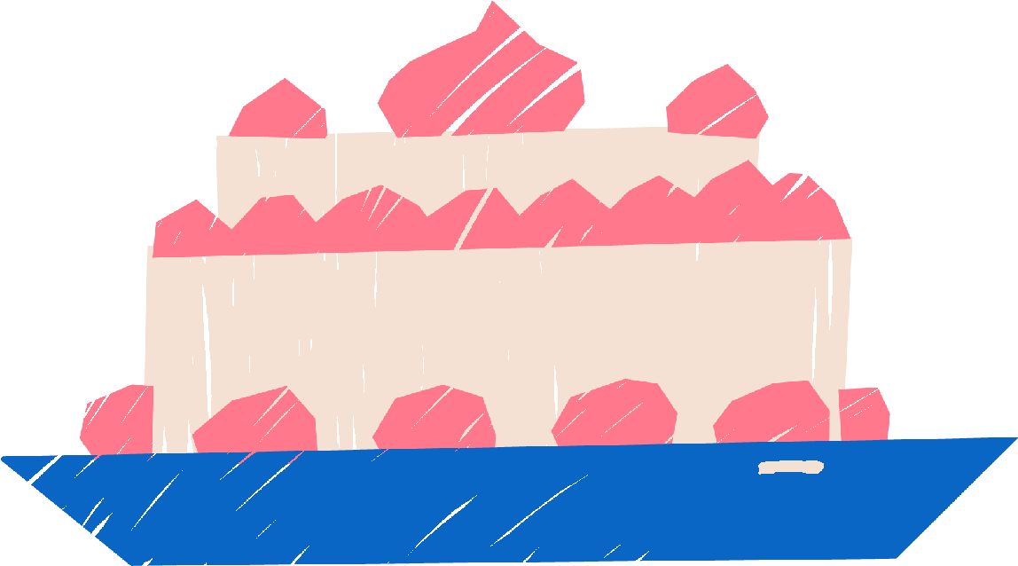 ケーキ のpngとsvgでのイラスト