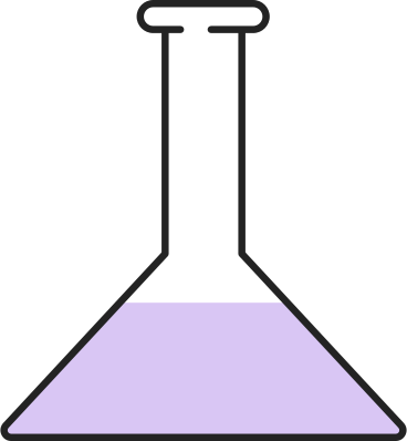 flask with liquid for science PNG, SVG