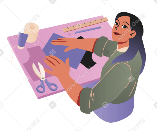 Любитель самостоятельного изготовления выкроек для шитья в PNG, SVG