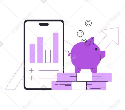 Financial growth PNG, SVG