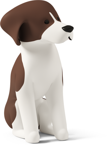 Chien assis PNG, SVG