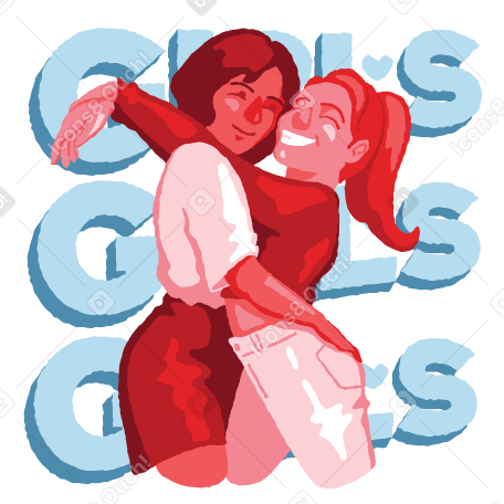 Girls are girls PNG, SVG