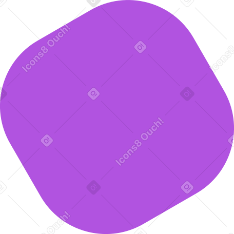 purple rounded square Illustration in PNG, SVG