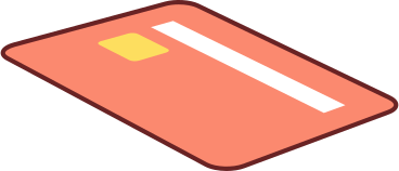 red bank card PNG, SVG