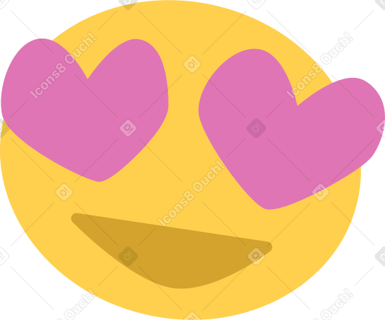 emoji in love Illustration in PNG, SVG