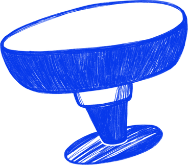 파란색 과일 그릇 PNG, SVG