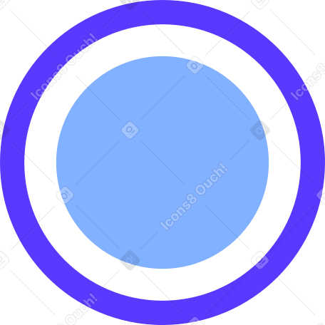 dark blue record button Illustration in PNG, SVG