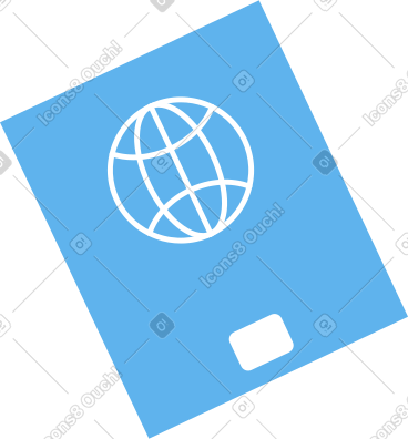 Blue passport PNG, SVG