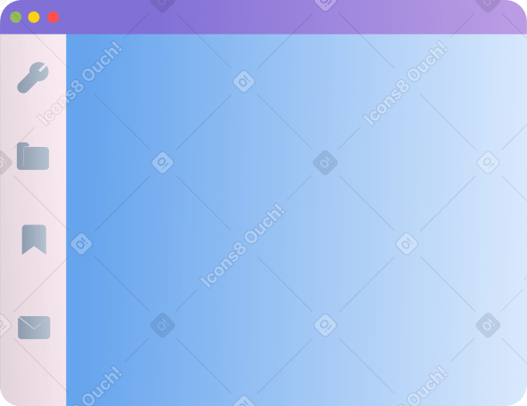 dashboard browser window Illustration in PNG, SVG