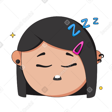 Sleeping face PNG, SVG