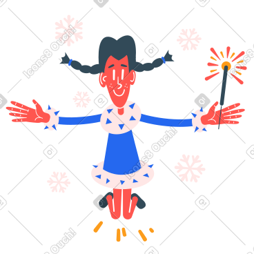 闪闪发光的女人庆祝圣诞节 PNG, SVG