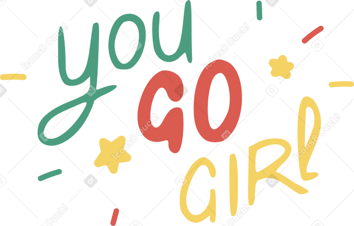 あなたは女の子に行きます PNG、SVG