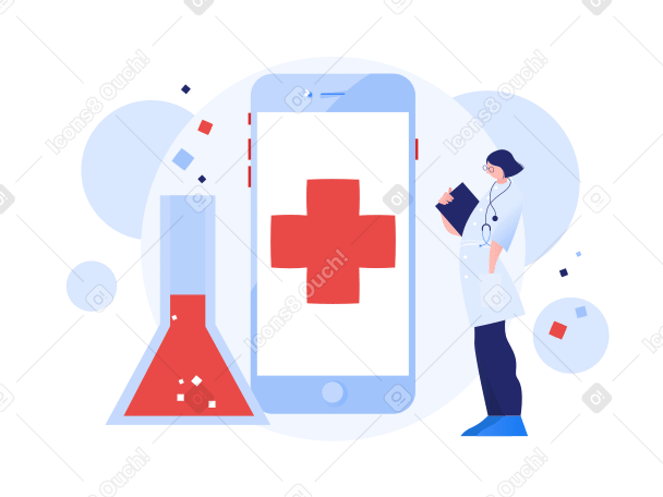 Medicina on-line PNG, SVG