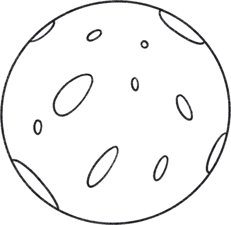 луна в PNG, SVG