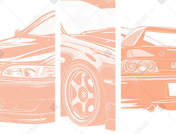Honda civic фон в PNG, SVG
