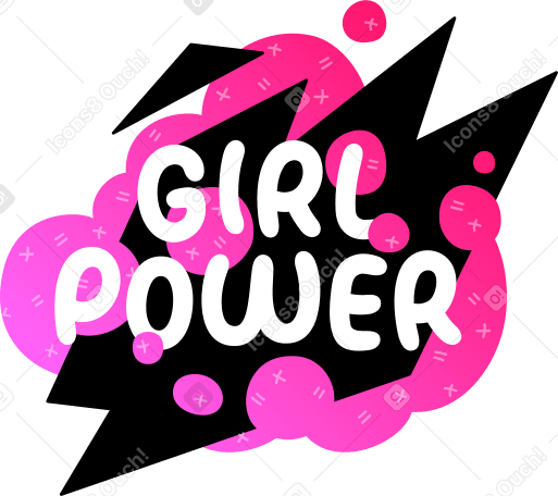 girl power background PNG, SVG