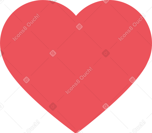 coeur rouge PNG, SVG