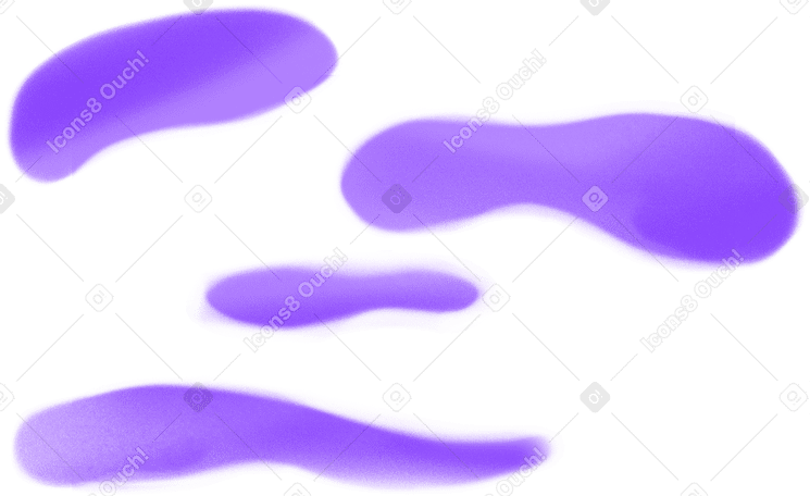 a bunch of purple clouds PNG、SVG