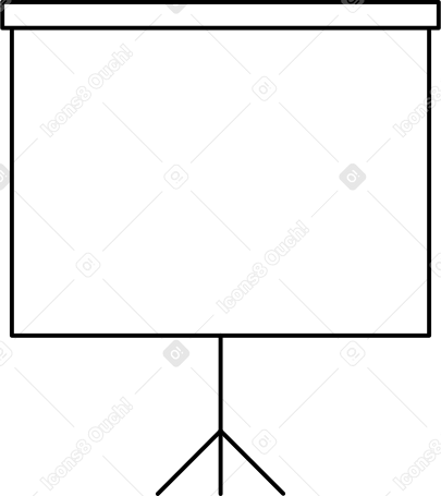 projector screen Illustration in PNG, SVG