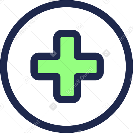 cross in a circle в PNG, SVG