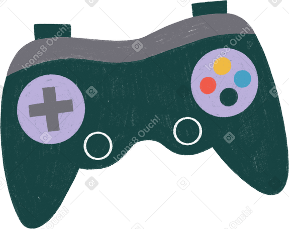dark green joystick Illustration in PNG, SVG