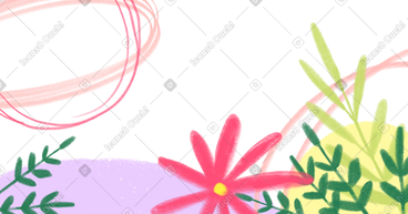 与精美颜色树荫花的抽象背景 PNG, SVG